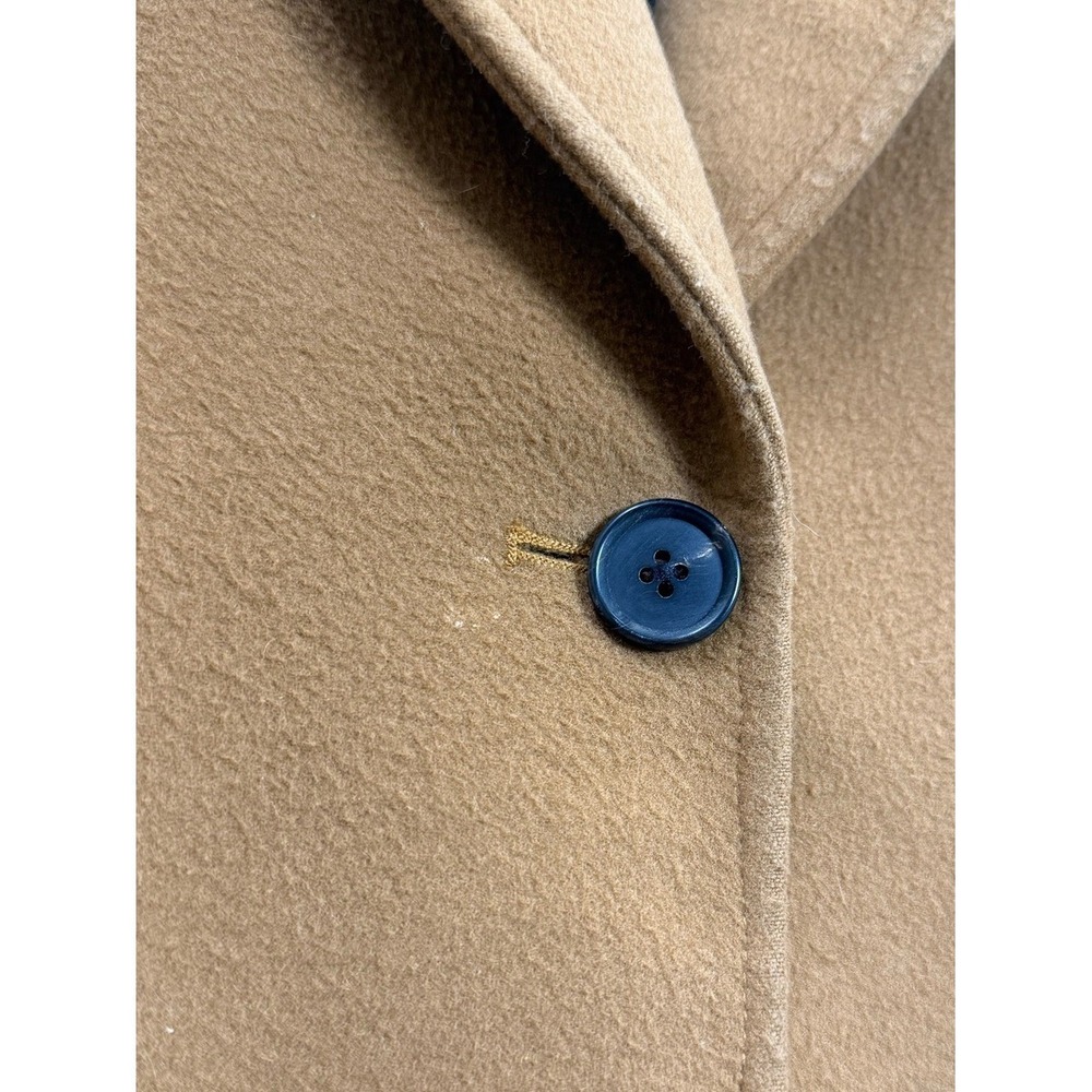 Veronica Beard Chesterfield Dickey Camel Wool Cashmere Long Coat Size 2 - Picture 8 of 10